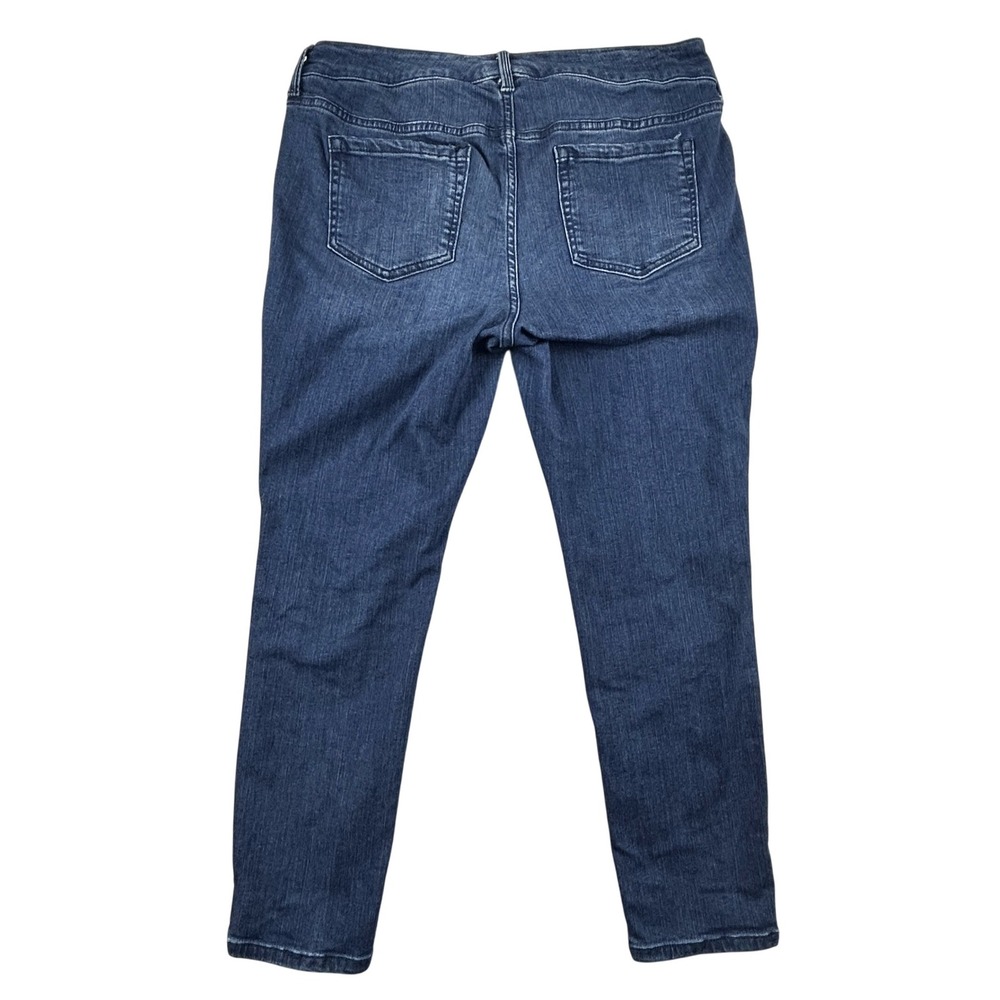 Torrid Jeans Women‎ 10R Perfect Skinny Ankle Mid Rise Premium Stretch Dark Wash - Picture 2 of 15
